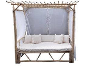 Cabana en rondin de teck