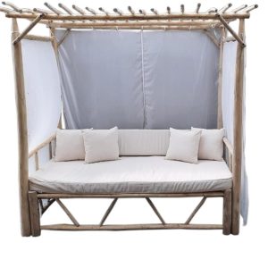 Cabana en rondin de teck