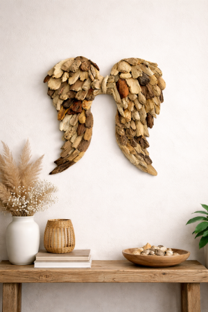 Ailes d’ange en bois flotté