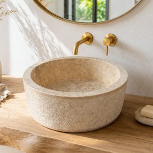 Vasque de salle de bain en marbre