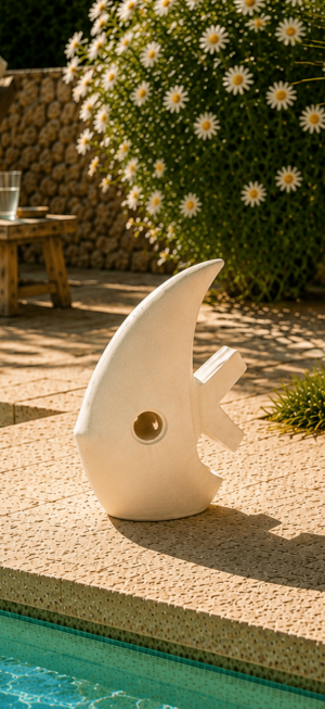 poisson décoratif exterieur 50 cm