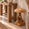 Champignon en teck