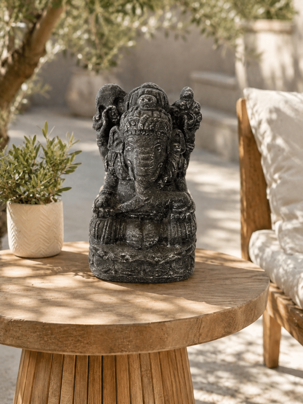 Statue Ganesh fibre de ciment