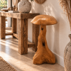 Champignon en teck