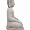 bouddha pierre de riviere meditation
