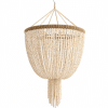 Suspension coquillages modèle arrondi 60 cm