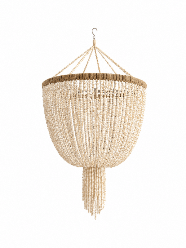 Suspension coquillages modèle arrondi 60 cm