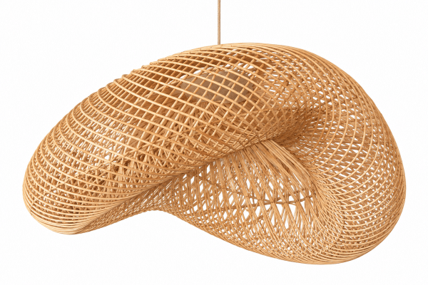 suspension rotin modele vague