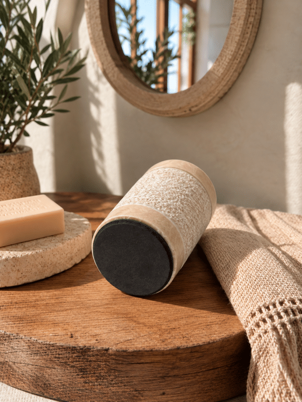 Porte brosses à dents en marbre lisse