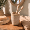 Porte brosses à dents en marbre lisse